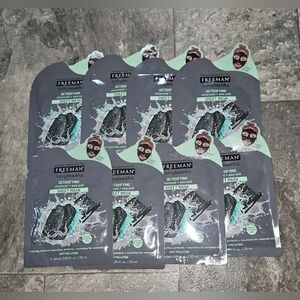 8 x Freeman Detoxifying Sheet Mask Set BNIB